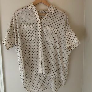 Madewell silk button down